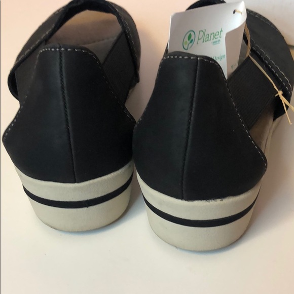 Planet by Earth Connie sandal in black leather - Picture 4 of 8